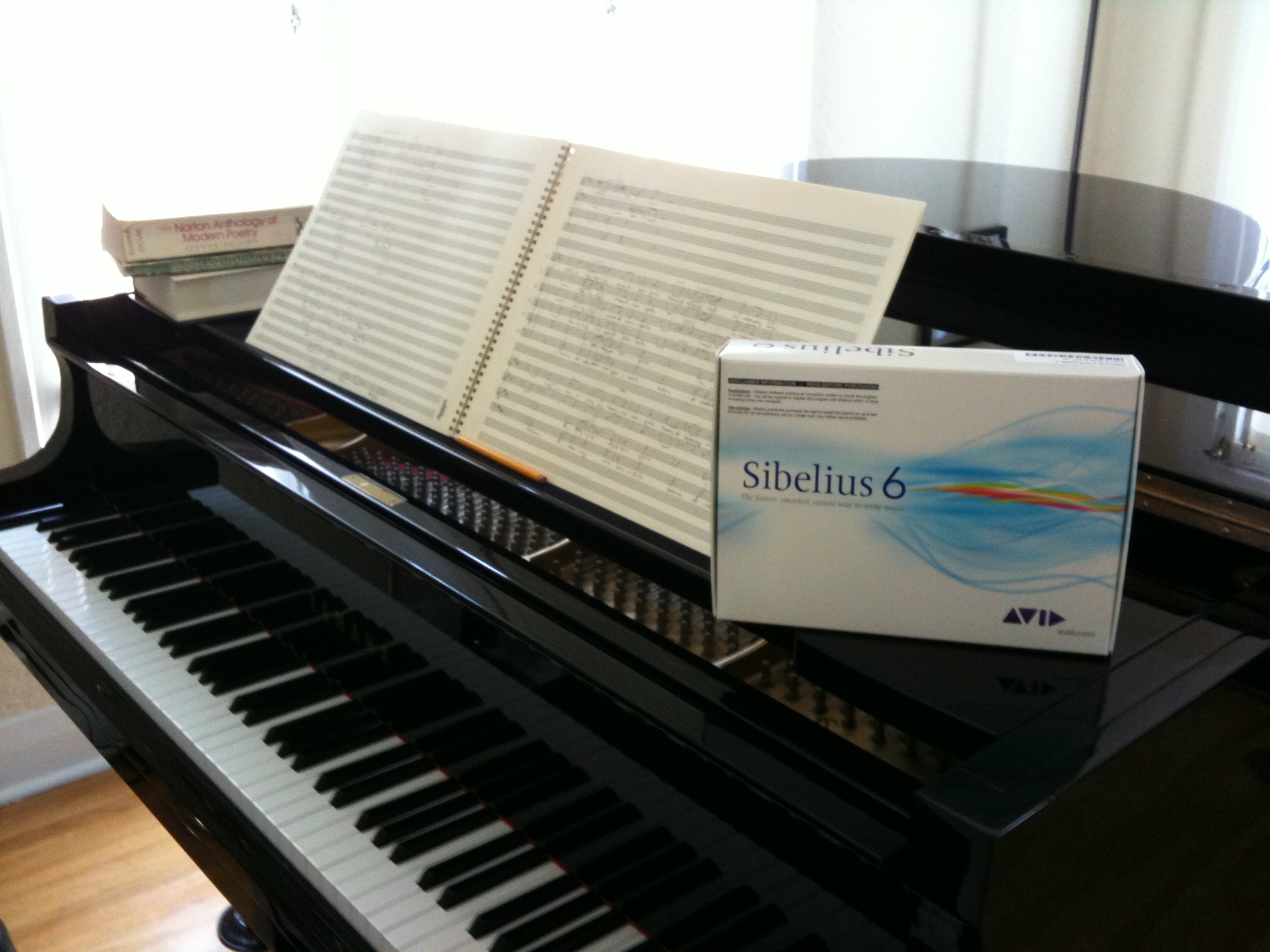 Sibelius on the piano
