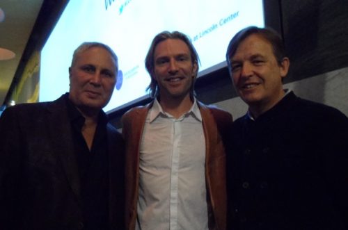 John Corigliano, Eric Whitacre and Chris Anderson at the VC3 Launch, Credit: Kerri Mason