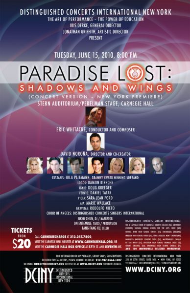 Paradise Lost, Carnegie Hall, 2010